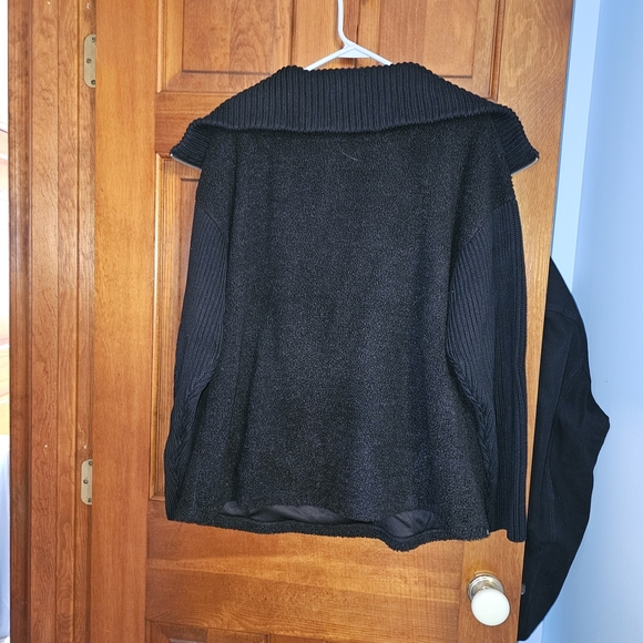 Lane Bryant Black Zip-Up Jacket - Picture 5 of 7